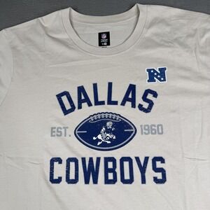 Dallas Cowboys Shirt Mens XXL Beige NFL Football New Era Team Apparel Tee